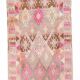 3x12 Pink & Brown Suğer Soft Modern Vintage Runner Rug, 92x376Cm