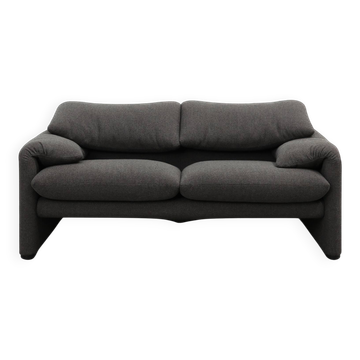 Cassina Two‑Seat Sofa by Vico Magistretti, Italy, 1990