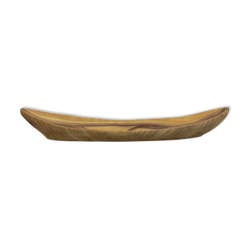 Vallauris distinctive wood grain Ceramic platter 1960 s