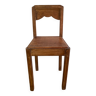 Petite chaise d’écolier en bois