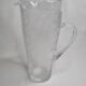 Pitcher of the Sèvres crystal plant with a "grivré" pattern, 26 cm