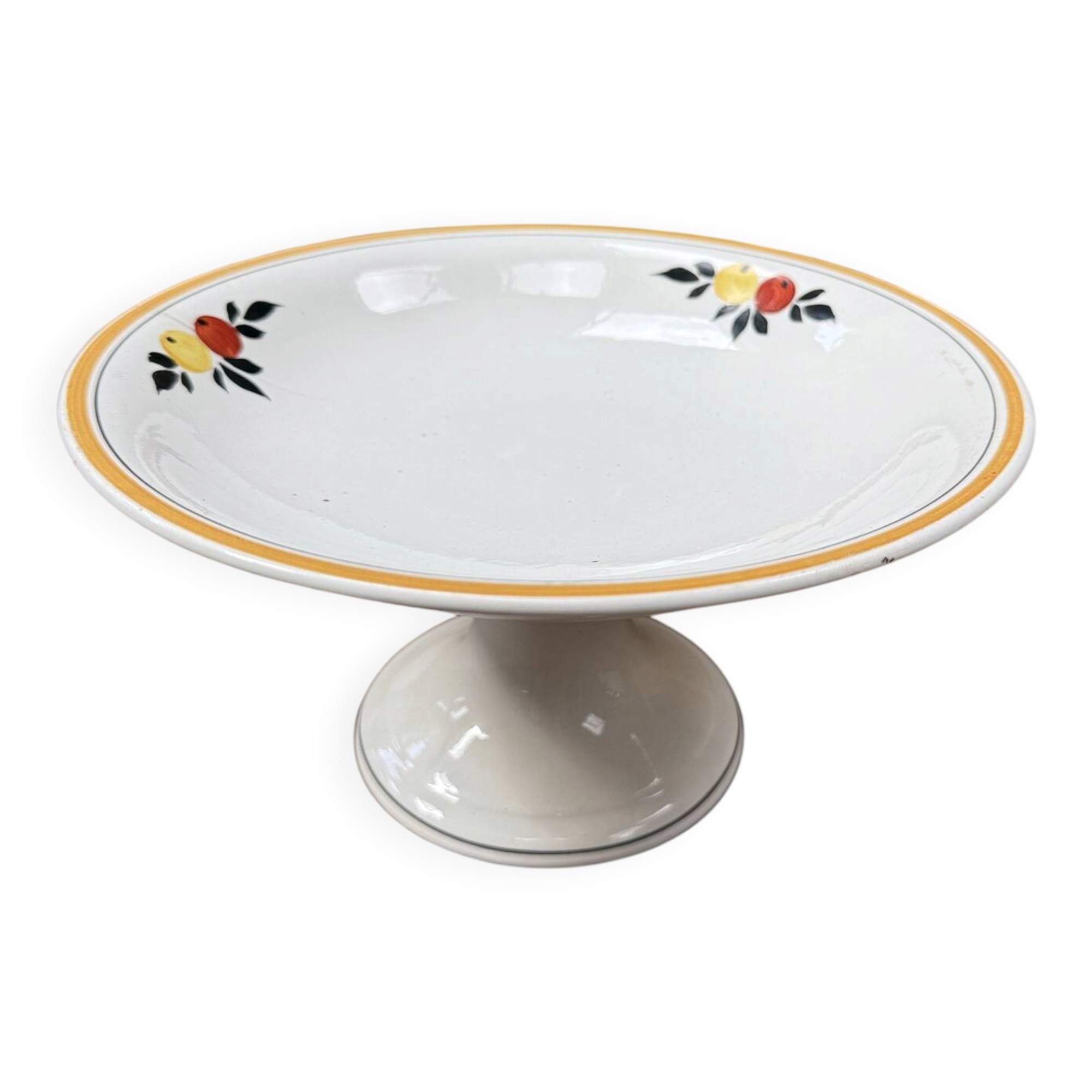 Large compote dish Moulin des Loups, Granit model