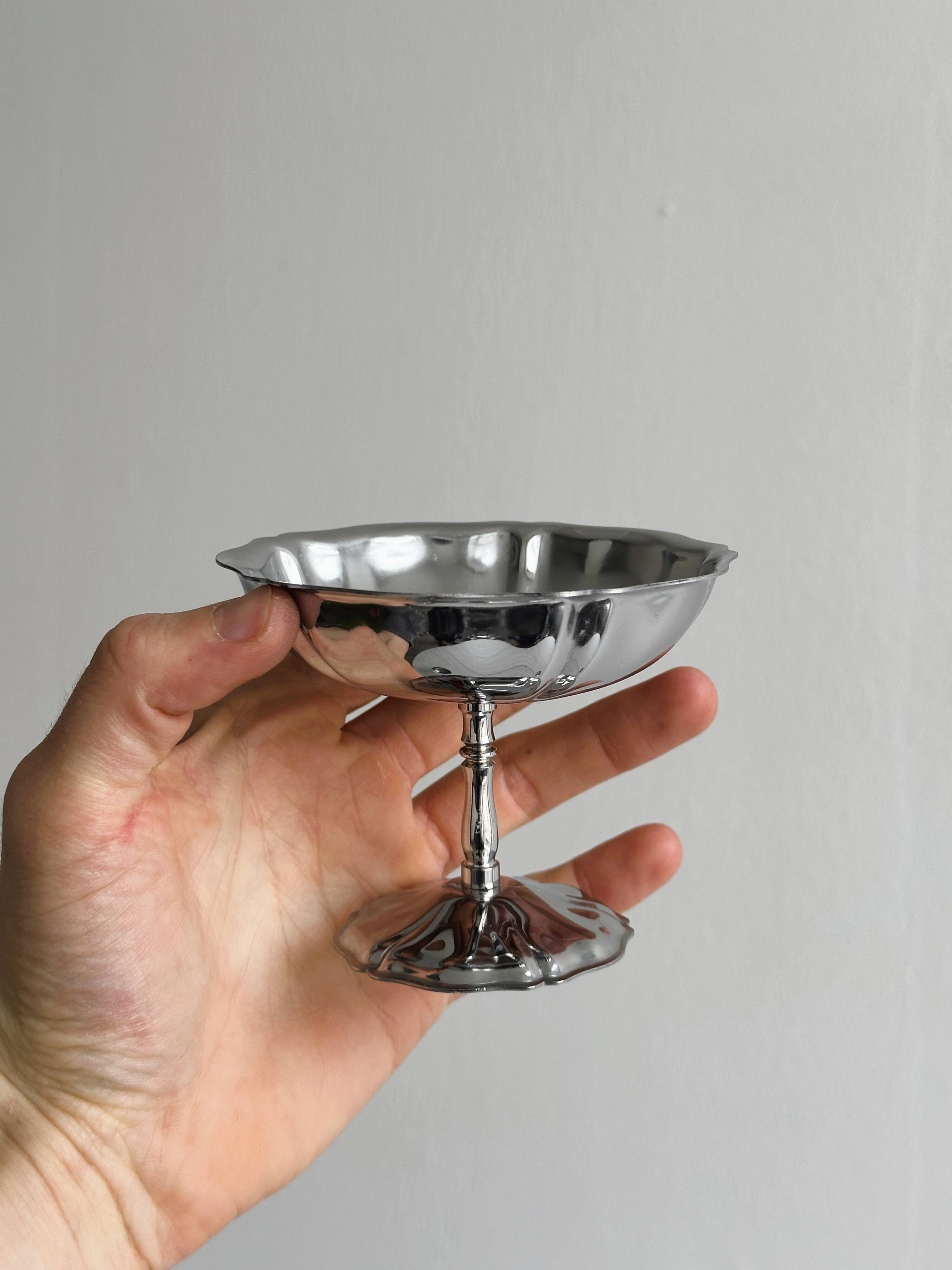 6 Letang Remy stainless steel footed bowls