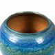 Covered vase Londi for Bitossi, Rimini Blue, ceramic, Italy, 1960