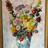 Bouquet of flowers signed