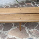 Oak cloakroom bench 247 cm