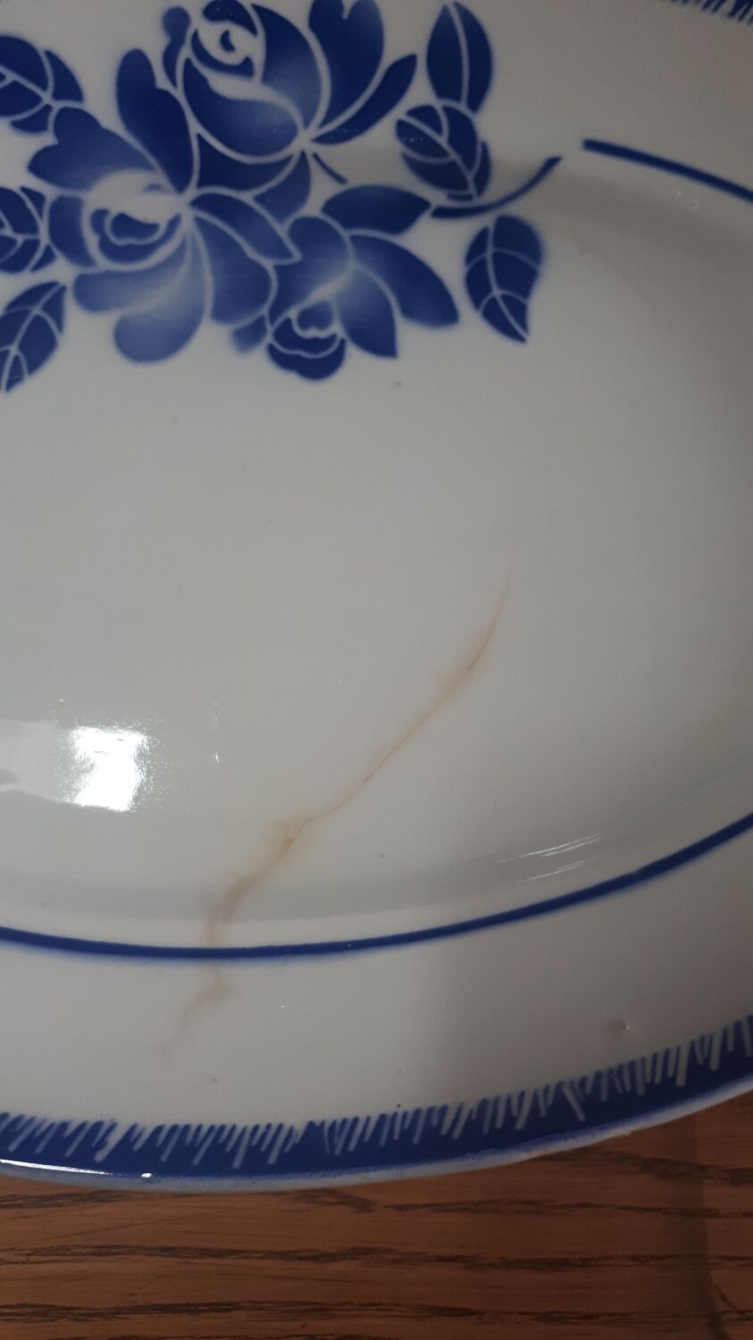 Badonviller Blue Flowers Dish Series