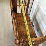 Foldable bamboo shelf