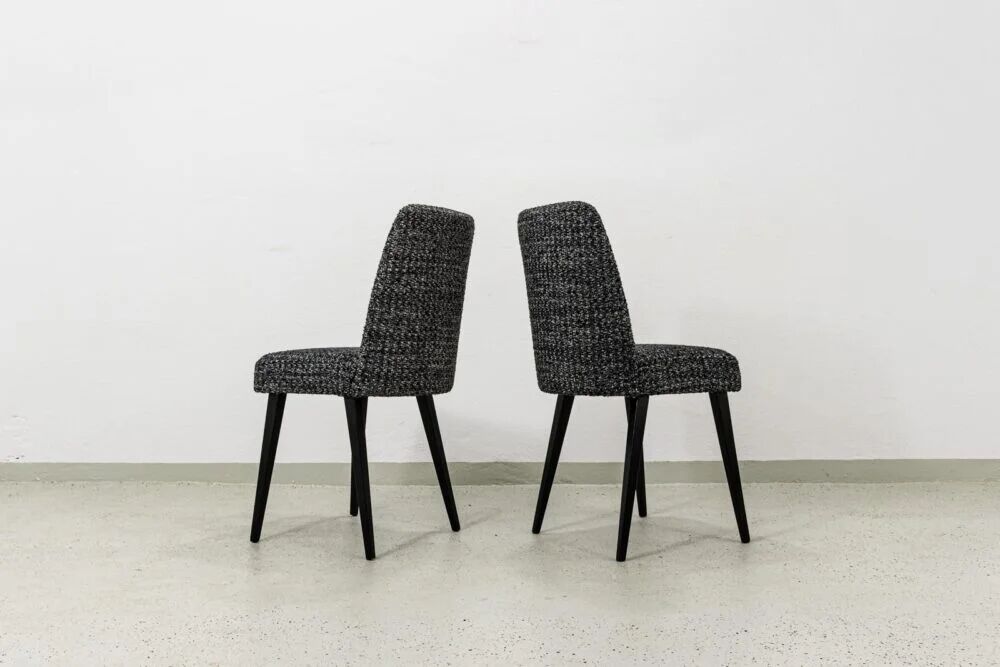 Vintage Dining Chairs, by SFM Poland, 1960’s, Set Of 6