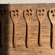 Slotted spatula, teak kitchen utensil L30 W8