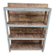 Old rack - workshop shelf in Burmese teak