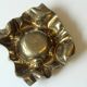 Solid brass ashtray, vintage from the 1950s