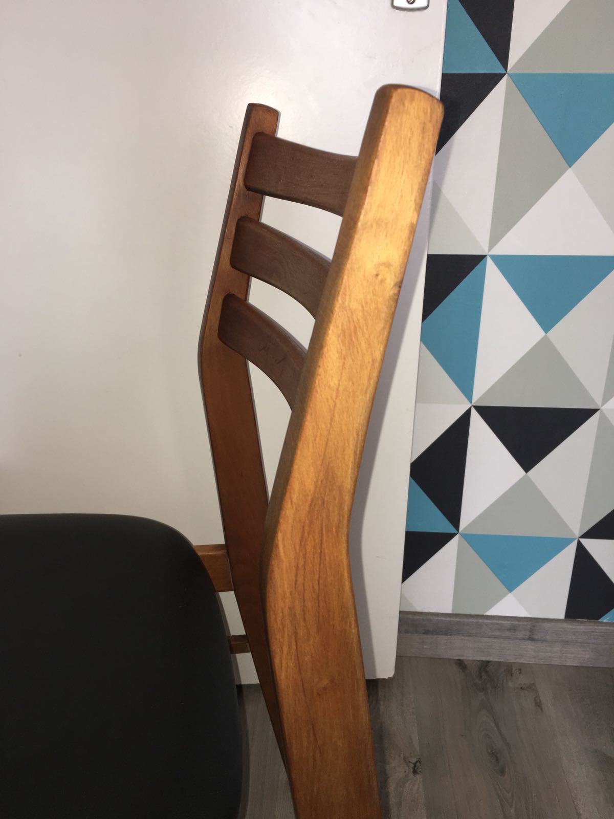 Set de 4 chaises scandinave vintage 1960