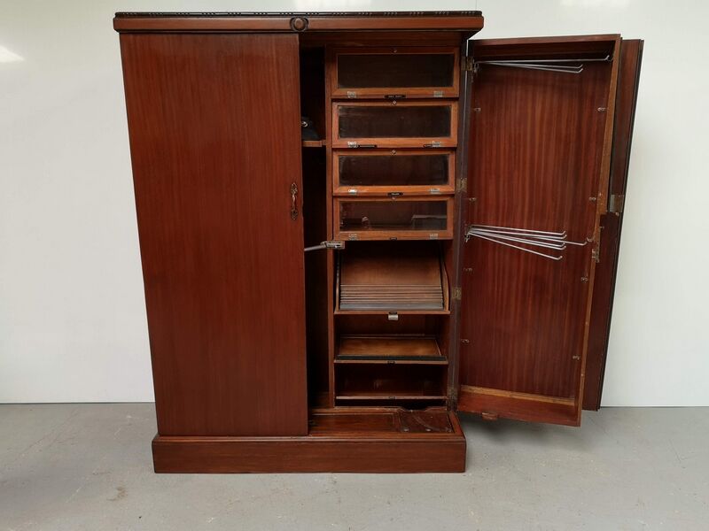Compactom mahogany cabinet