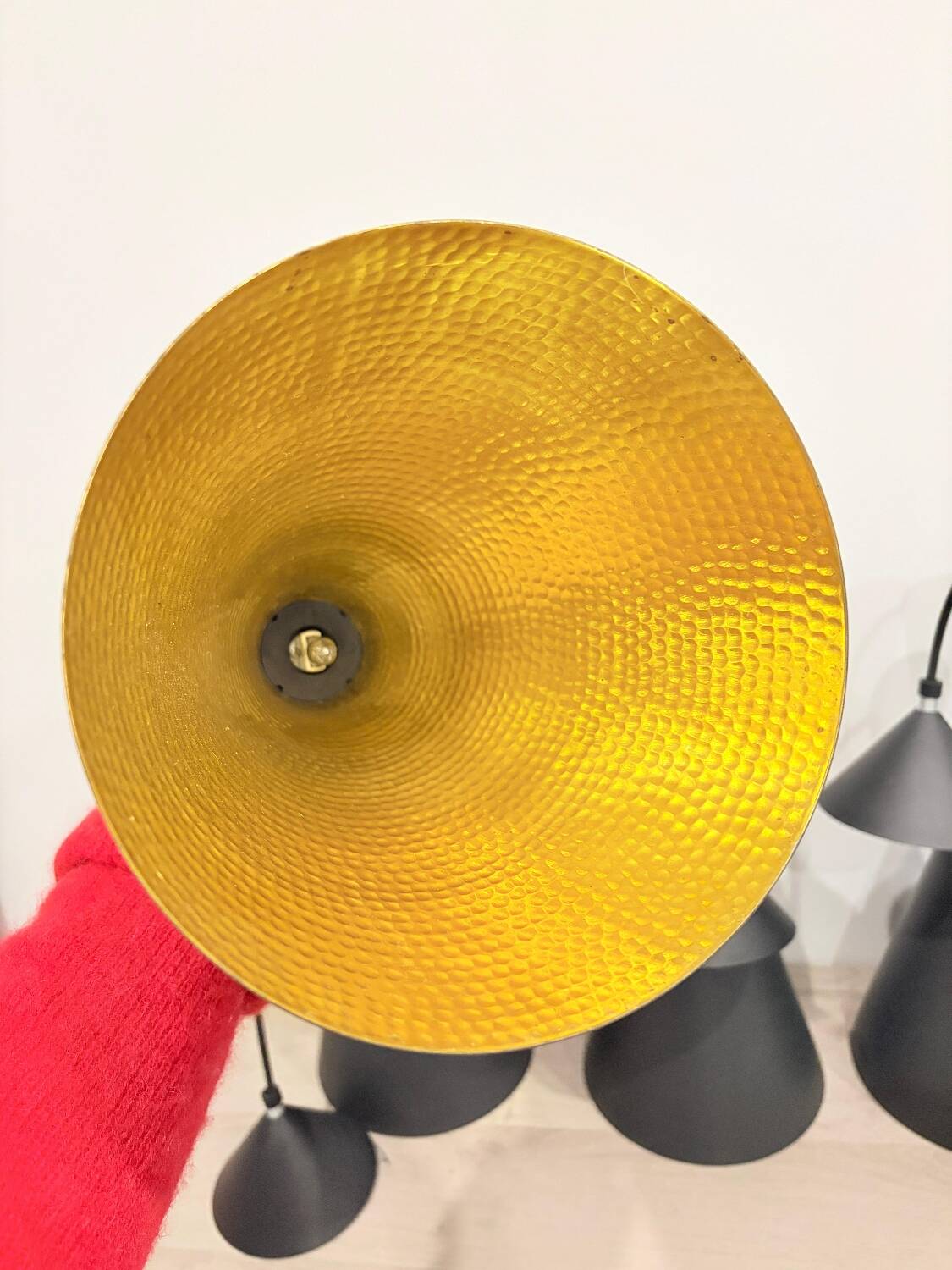 Lot de suspensions Tom Dixon Beat Tall — métal noir mat