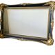 Antique frame Black & gilded borders on wood 51 x 35.5 cm