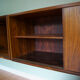 Midcentury Modular Rosewood Wall System by Kai Kristiansen for FM Møbler, 1960s. Set of 17.