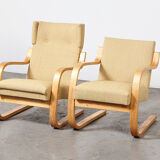 Armchairs model 401& 402 by Alvar Aalto for Artek 1940