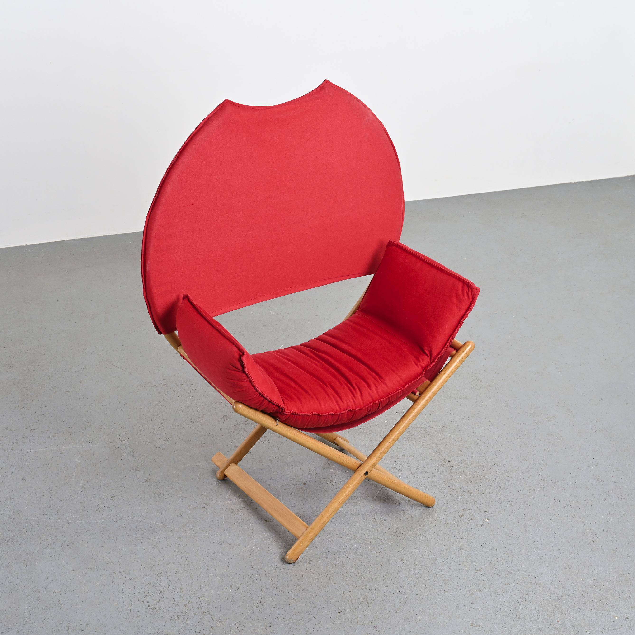 Regina d'Africa model armchair by Vico Magistretti, ca. 1979