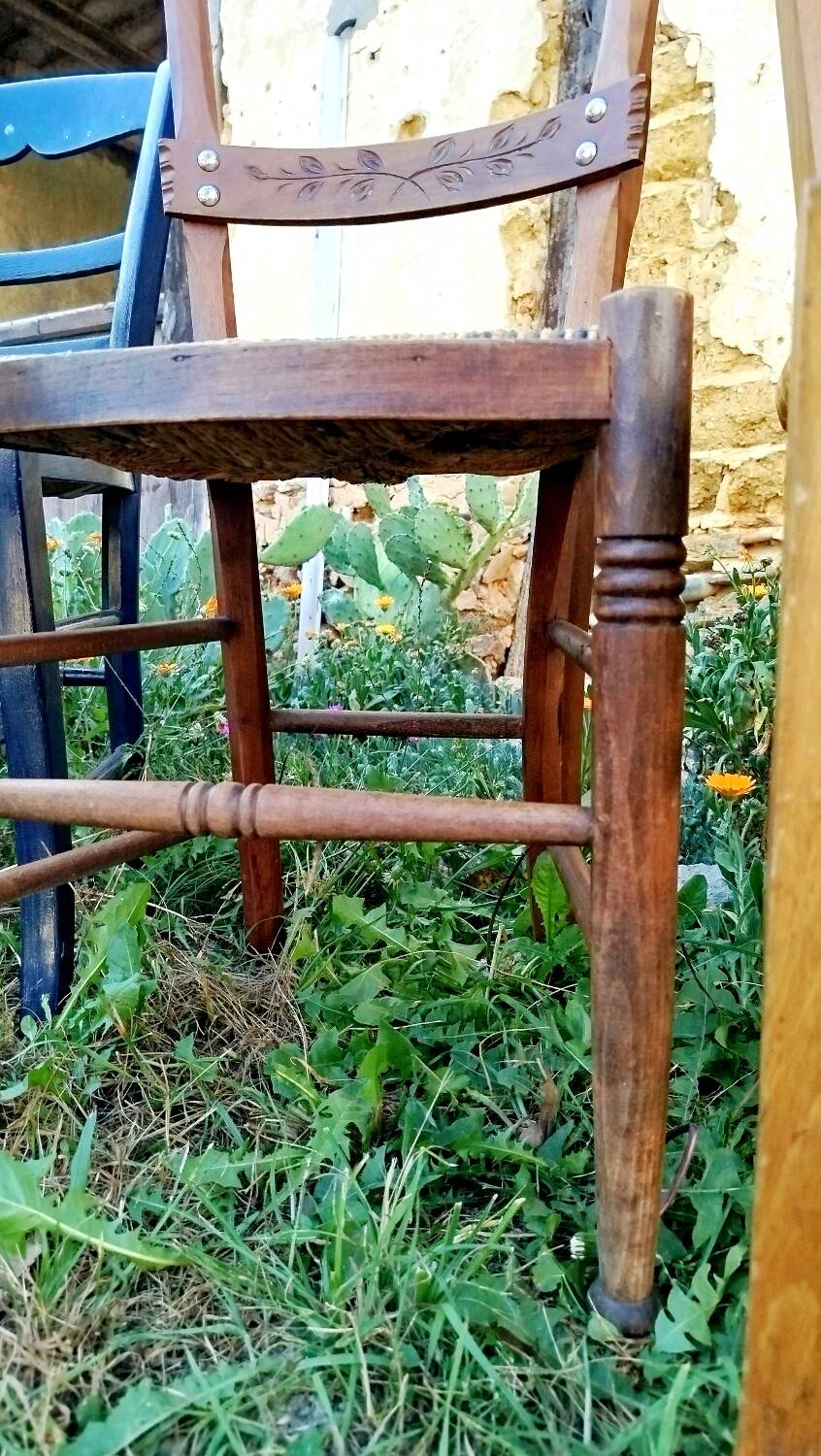 6 antique chairs