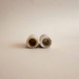 Marble salt and pepper shakers