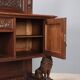 Antique neo-Renaissance walnut buffet, Italy, early 20th century.