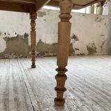 Walnut farmhouse table + extensions
