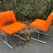 Pair of chairs by Georges Frydman