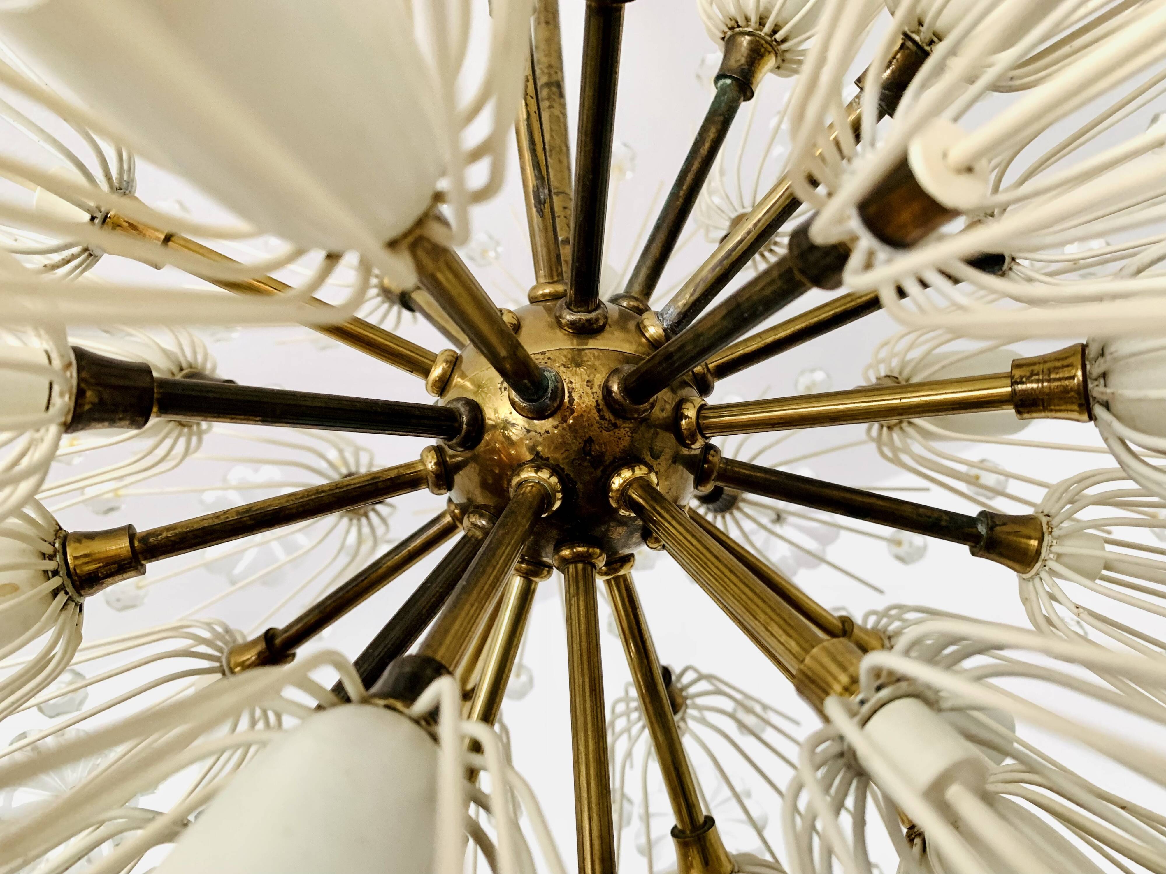 Dandelion Chandelier par Emil Stejnar pour Rupert Nikoll