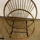 Fauteuils en rotin pieds métal