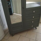 Asymmetrical cabinet from the 50s