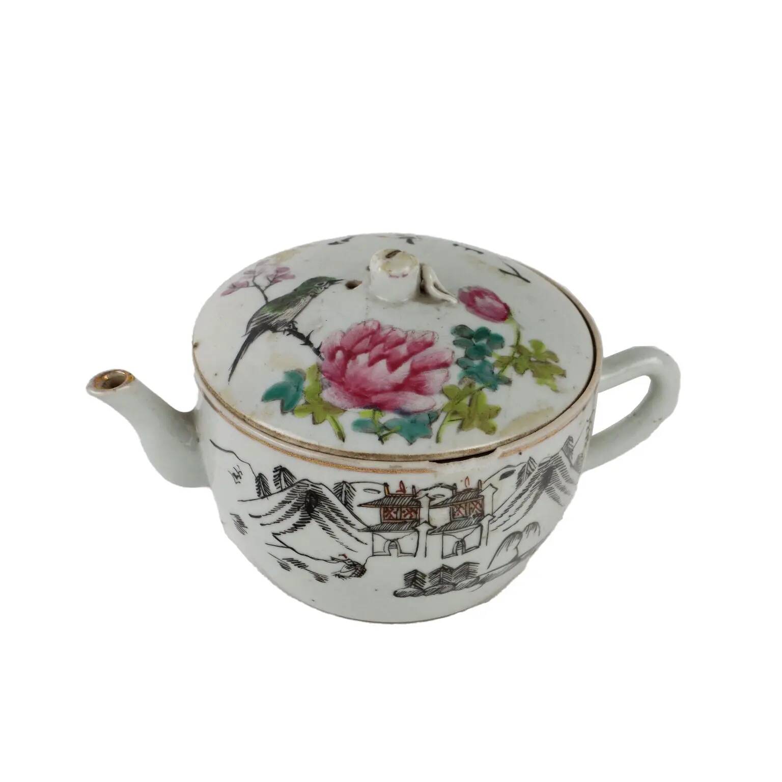 Porcelain teapot China 19th Century