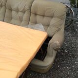 Convertible 3-seater sofa
