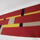 Rare Bauhaus Geometric Carpet, 1940s