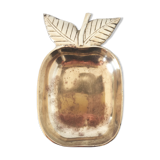 Vintage brass apple trinket bowl