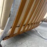 Set of 2 armchairs and ottoman Barcelona-Alivar-80’s