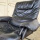 Designer leather armchair