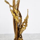 Brutalist floor lamp in signed by Paul Moerenhout, 1970s