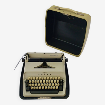 Machine à écrire portative adler gabriele 20 années 50/60
