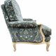 Set of 4 Louis XV cottage Provence armchairs