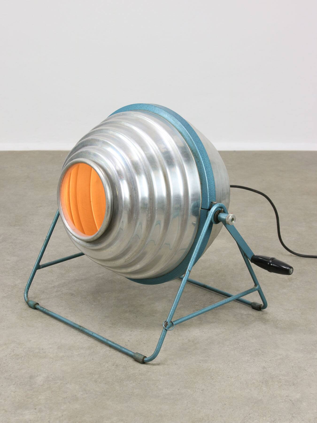 Mid-Century Italian Floor Reflector Lamp in Aluminium