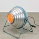 Lampadaire réflecteur italien du milieu du siècle en aluminium