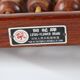 Ancien pied de lampe boulier, abacus chinois suanpan “lotus‑flower brand”