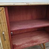 Enfilade vintage en rotin