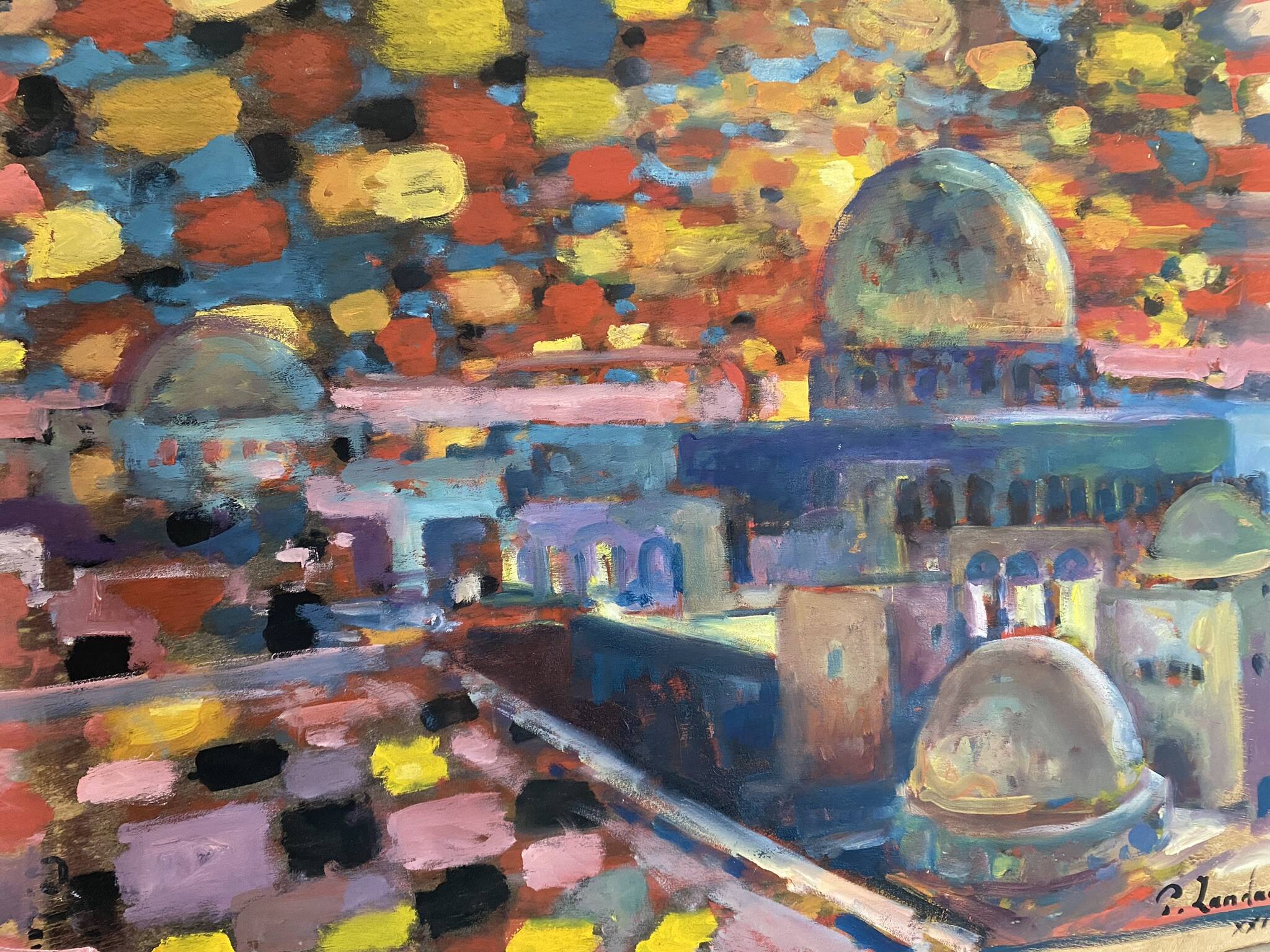 Landscape of Jerusalem by Patrice Landauer