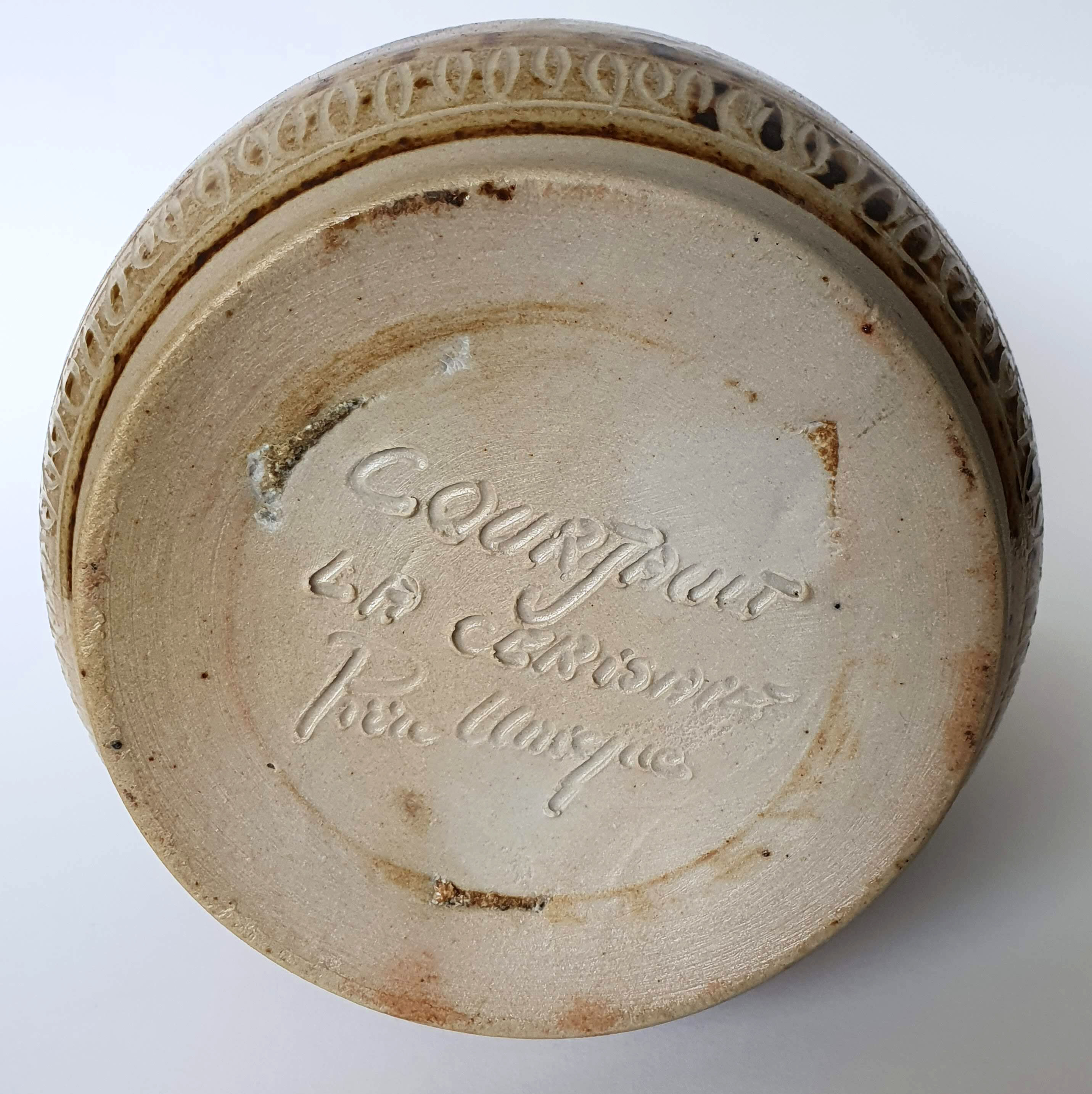 Ceramic vase by Jean Claude Courjault