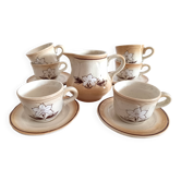 St. Amand earthenware coffee cups
