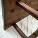 Solid elm farmhouse table