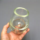 Double-sided bohemian crystal vase from the 50s/60s.