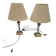 Lot De 2 Lampes Style Hollywoode Regency Marque Je Fassung